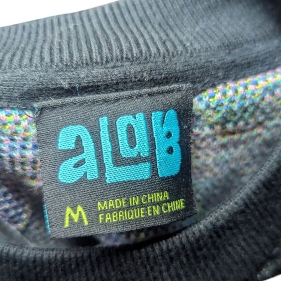 aLaB Floral Crop Sweater Medium - Picture 3 of 4